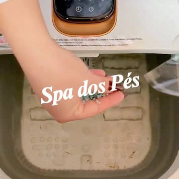 Post do Instagram sobre o spa dos pés